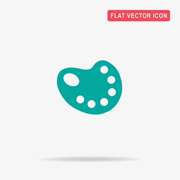 Icono Paleta Ilustración Del Concepto Vectorial Para Diseño — Vector de stock