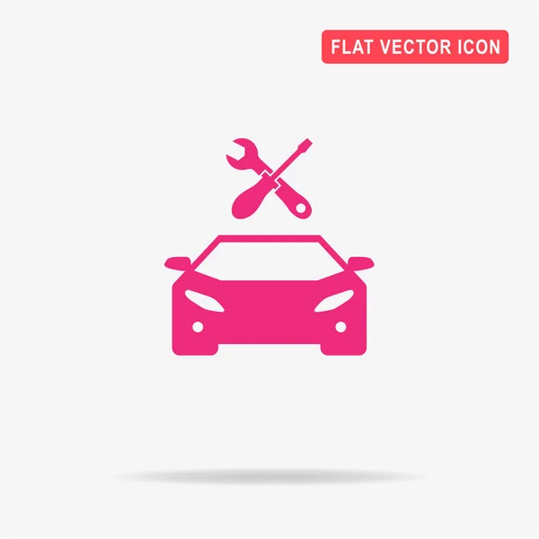 Auto Service Ikone Vektor Konzept Illustration Für Design — Stockvektor
