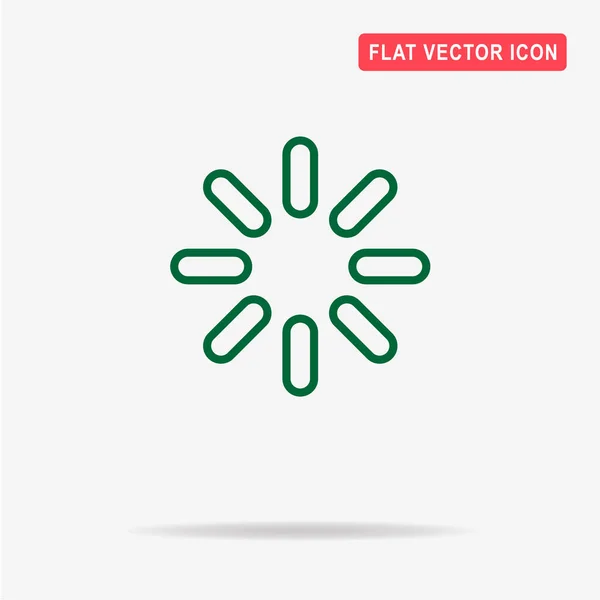 Laden Pictogram Vectorillustratie Concept Voor Ontwerp — Stockvector