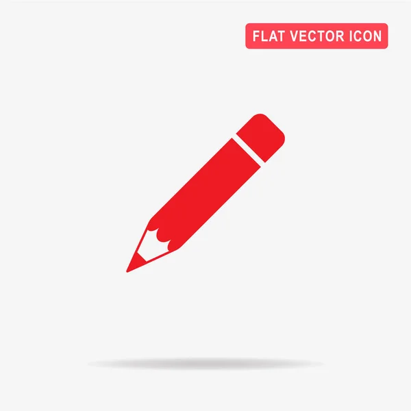 Bleistift Symbol Vektor Konzept Illustration Für Design — Stockvektor