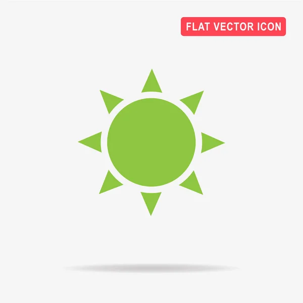 Nap Ikon Vektor Koncepció Illusztráció Design — Stock Vector