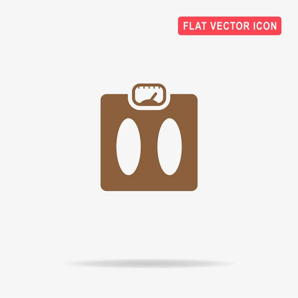 Gewicht Symbol Vektor Konzept Illustration Für Design — Stockvektor