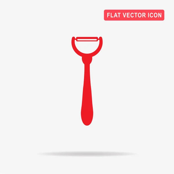 Icono Pelador Cocina Ilustración Del Concepto Vectorial Para Diseño — Vector de stock