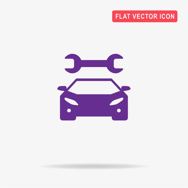 Ikona Služby Auto Vektorové Ilustrace Koncept Pro Design — Stockový vektor