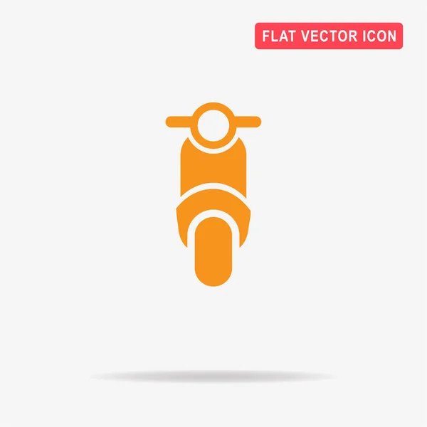 Scooter Icon Vector Concept Illustration Design — Stock Vector