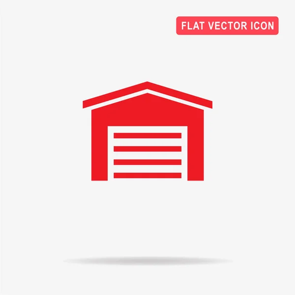 Icono Del Garaje Ilustración Del Concepto Vectorial Para Diseño — Vector de stock