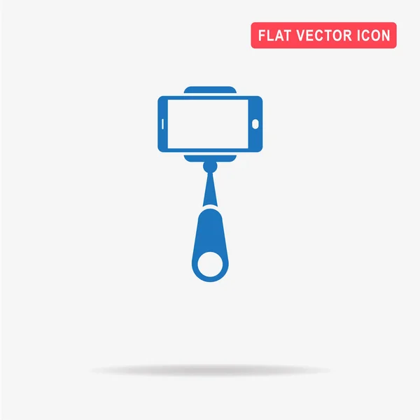 Icono Palo Selfie Ilustración Del Concepto Vectorial Para Diseño — Vector de stock