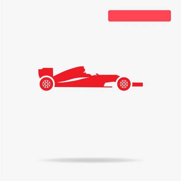 Race Car Icon Vector Concept Illustration Design — Stock Vector