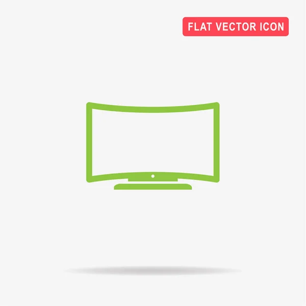 テレビ アイコン デザインのベクトルの概念図 — ストックベクタ