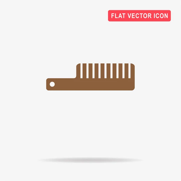 Comb Icon Vector Concept Illustration Design — Stock Vector