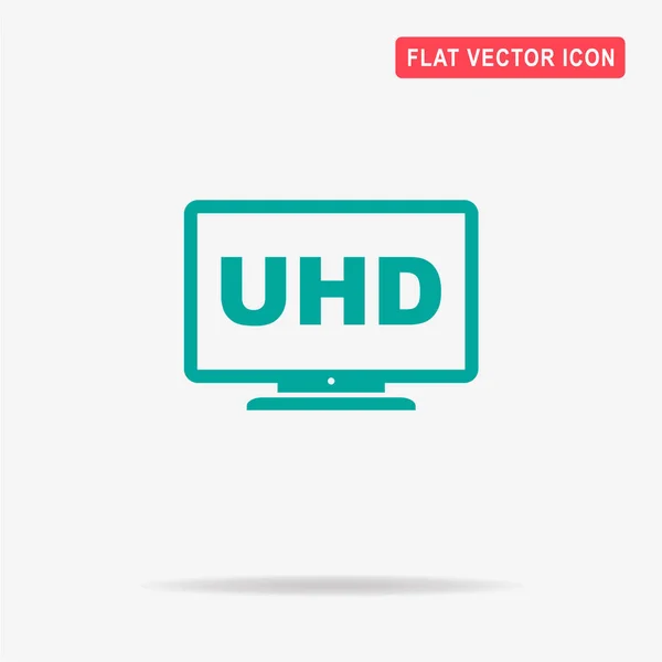 Uhd Pictogram Vectorillustratie Concept Voor Ontwerp — Stockvector