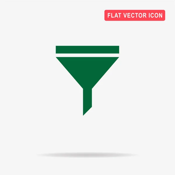Filterikonen Begreppet Vektorillustration För Design — Stock vektor