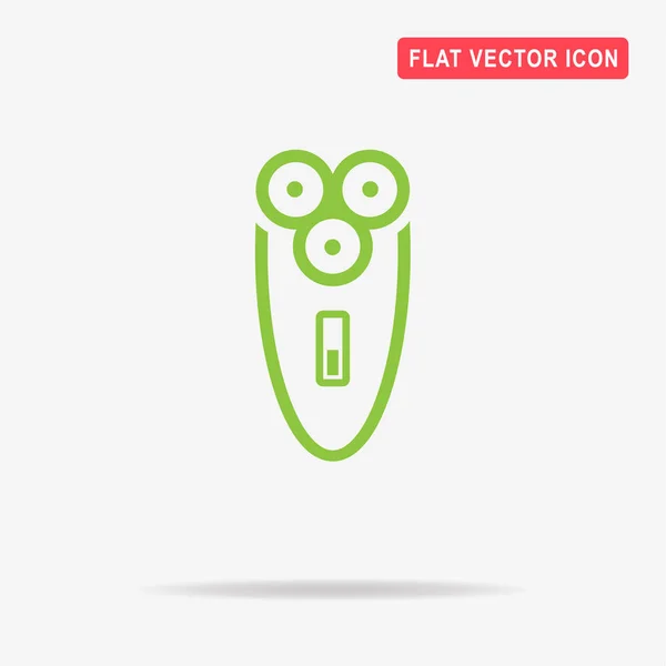 Elektrorasierer Symbol Vektor Konzept Illustration Für Design — Stockvektor