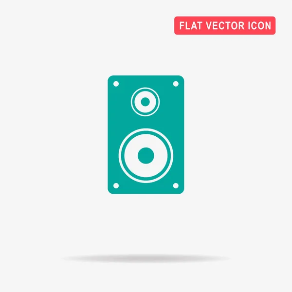 Speaker Icon Vector Concept Illustration Design — Stock Vector