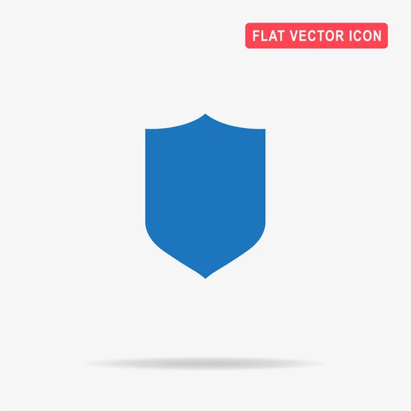 Shield Icon Vector Concept Illustration Design — Stock Vector