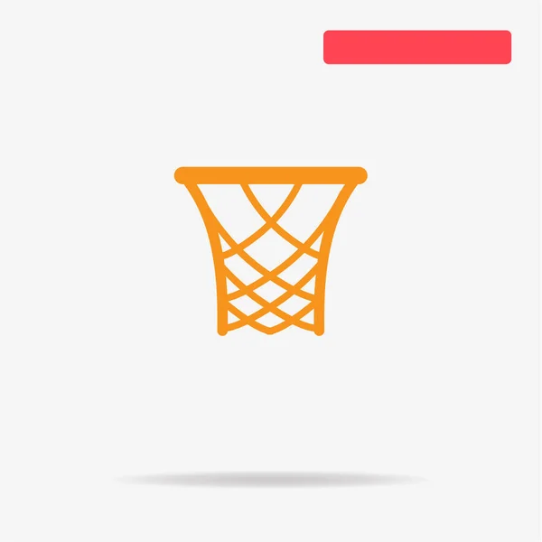 Icono Del Aro Del Baloncesto Ilustración Del Concepto Vectorial Para — Archivo Imágenes Vectoriales