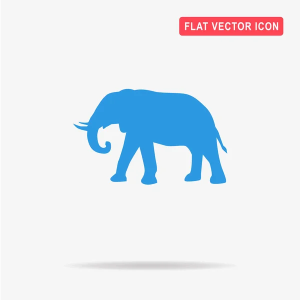 Піктограма Слона Векторна Концепція Ілюстрація Дизайну — стоковий вектор