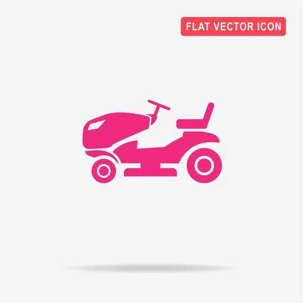 Icono Del Tractor Césped Ilustración Del Concepto Vectorial Para Diseño — Vector de stock