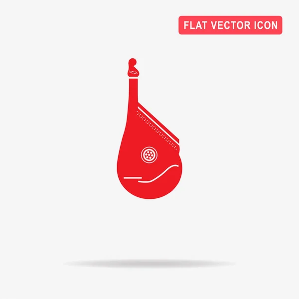 Icono Bandura Ilustración Del Concepto Vectorial Para Diseño — Vector de stock