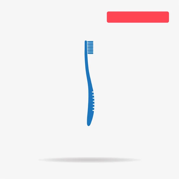 Icono Cepillo Dientes Ilustración Del Concepto Vectorial Para Diseño — Vector de stock