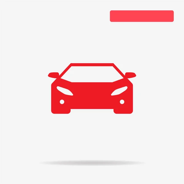 Het Pictogram Van Auto Vectorillustratie Concept Voor Ontwerp — Stockvector