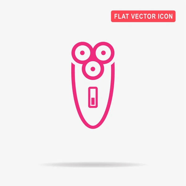 Elektrorasierer Symbol Vektor Konzept Illustration Für Design — Stockvektor