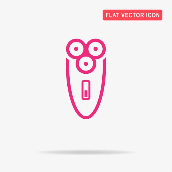 Icône Rasoir Électrique Illustration Vectorielle Concept Pour Design — Image vectorielle