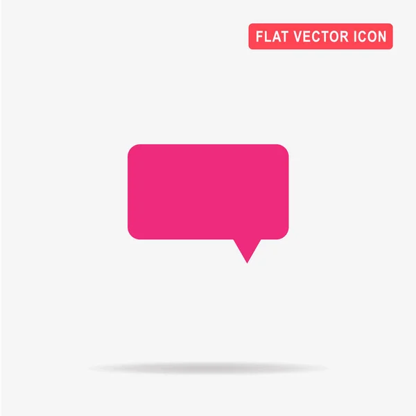 Icono Burbuja Voz Ilustración Del Concepto Vectorial Para Diseño — Vector de stock