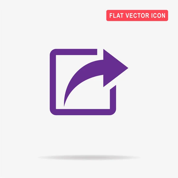 Aandeel Pictogram Vectorillustratie Concept Voor Ontwerp — Stockvector