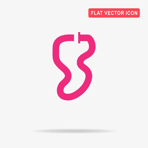 Icono Del Circuito Carreras Ilustración Del Concepto Vectorial Para Diseño — Vector de stock