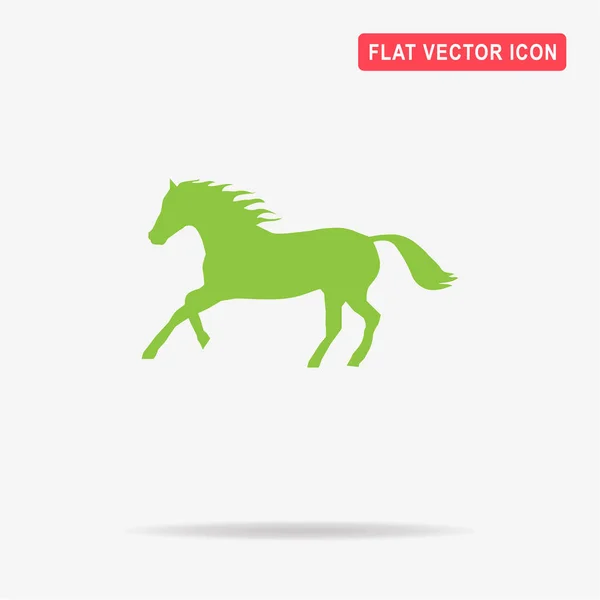 Het Pictogram Van Het Paard Vectorillustratie Concept Voor Ontwerp — Stockvector