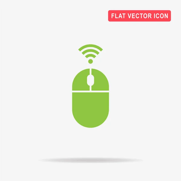 Icono Del Ratón Bluetooth Ilustración Del Concepto Vectorial Para Diseño — Archivo Imágenes Vectoriales