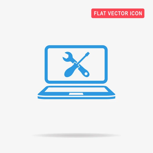 Computersymbol Reparieren Vektor Konzept Illustration Für Design — Stockvektor