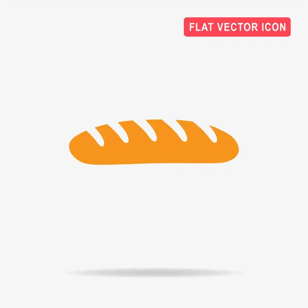 Brot Ikone Vektor Konzept Illustration Für Design — Stockvektor