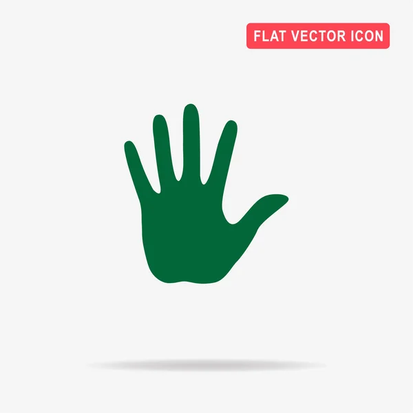 Icono Mano Ilustración Del Concepto Vectorial Para Diseño — Vector de stock