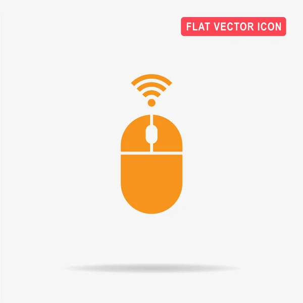 Bluetooth Muis Icoon Vectorillustratie Concept Voor Ontwerp — Stockvector
