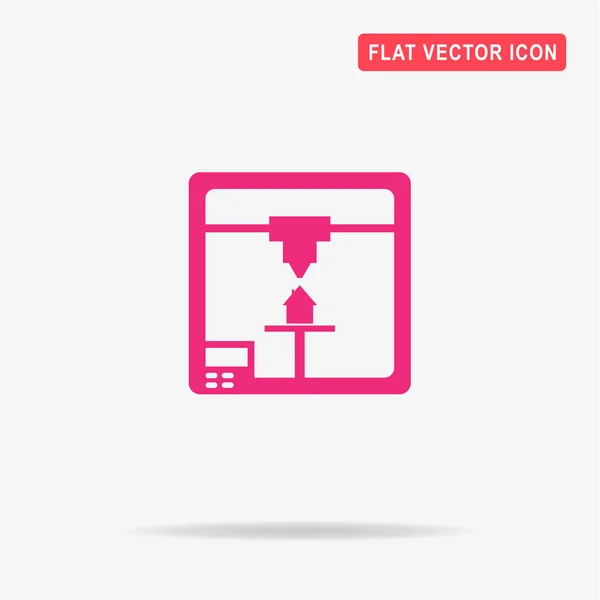 Icono Impresora Ilustración Del Concepto Vectorial Para Diseño — Vector de stock