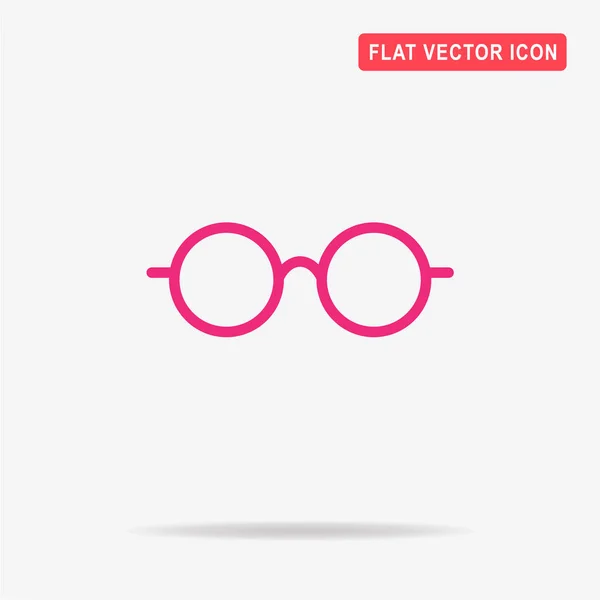 Brillensymbol Vektor Konzept Illustration Für Design — Stockvektor