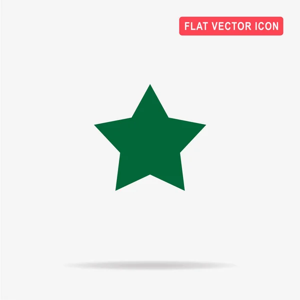 Icono Estrella Ilustración Del Concepto Vectorial Para Diseño — Vector de stock