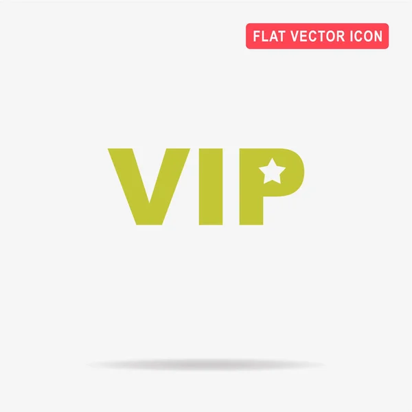 Vip Pictogram Vectorillustratie Concept Voor Ontwerp — Stockvector