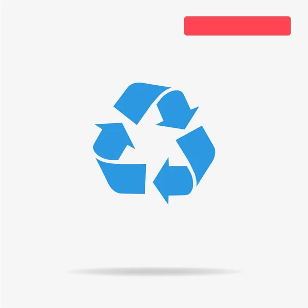 Recycle Teken Pictogram Vectorillustratie Concept Voor Ontwerp — Stockvector