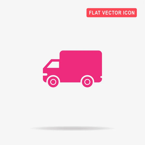 Lkw Ikone Vektor Konzept Illustration Für Design — Stockvektor