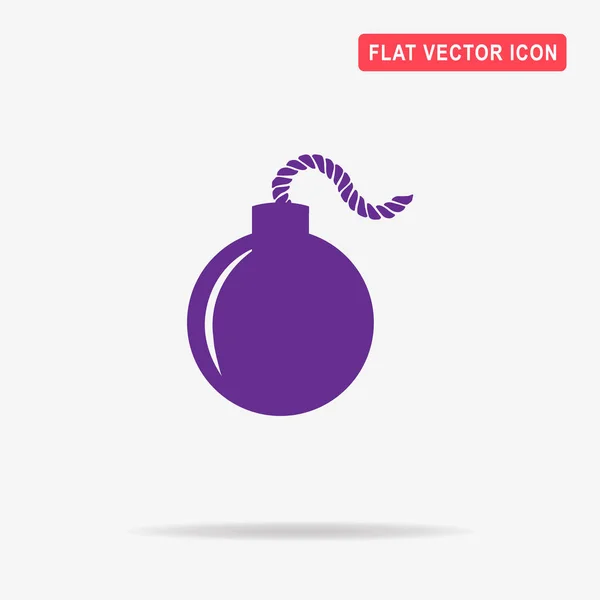 Bom Pictogram Vectorillustratie Concept Voor Ontwerp — Stockvector