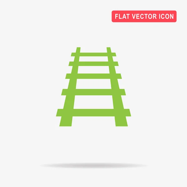Eisenbahn Symbol Vektor Konzept Illustration Für Design — Stockvektor