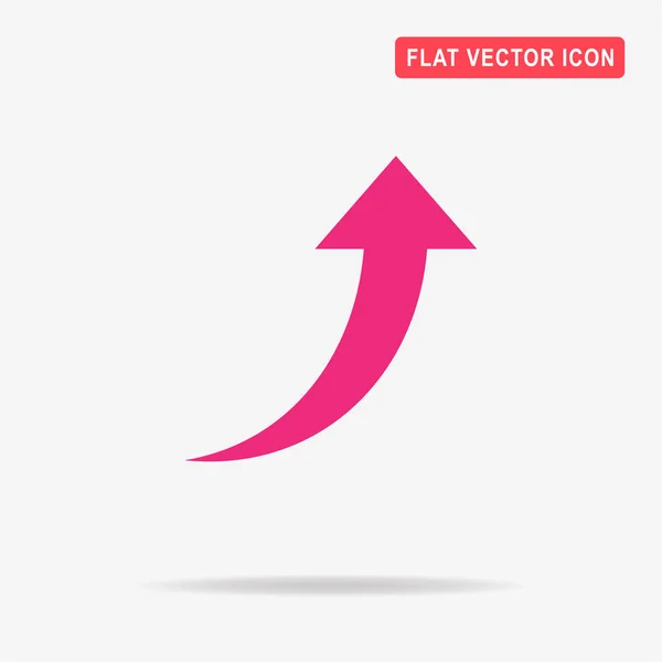 Icono Flecha Ilustración Del Concepto Vectorial Para Diseño — Vector de stock