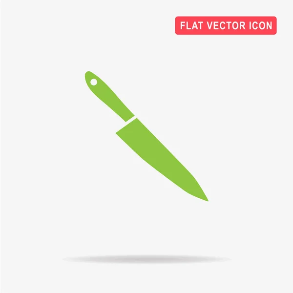 Messersymbol Vektor Konzept Illustration Für Design — Stockvektor