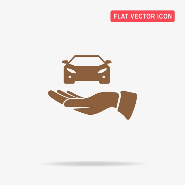 Pictogram Voor Automatische Hand Vectorillustratie Concept Voor Ontwerp — Stockvector