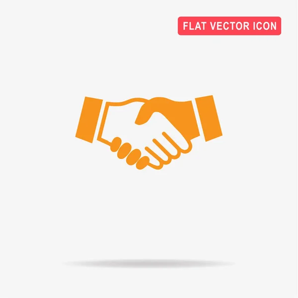 Handshake Icon Vector Concept Illustration Design — Stock Vector