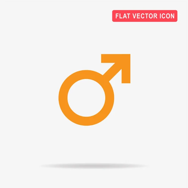 Значок Мужской Сексуальной Ориентации Векторная Концепция — стоковый вектор