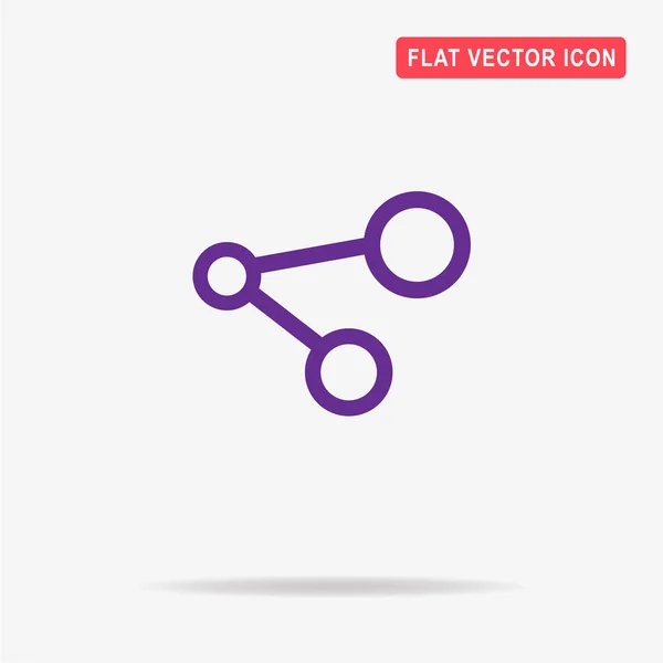Netzwerk Symbol Vektor Konzept Illustration Für Design — Stockvektor